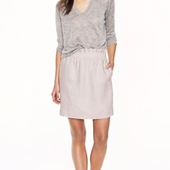 J. Crew Factory Dresses & Skirts - J.Crew beige linen mini skirt